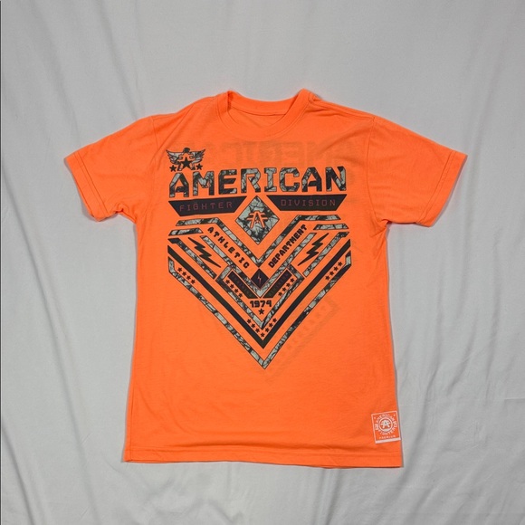 American Fighter Other - American Fighter Neon Orange Reflective Tee
